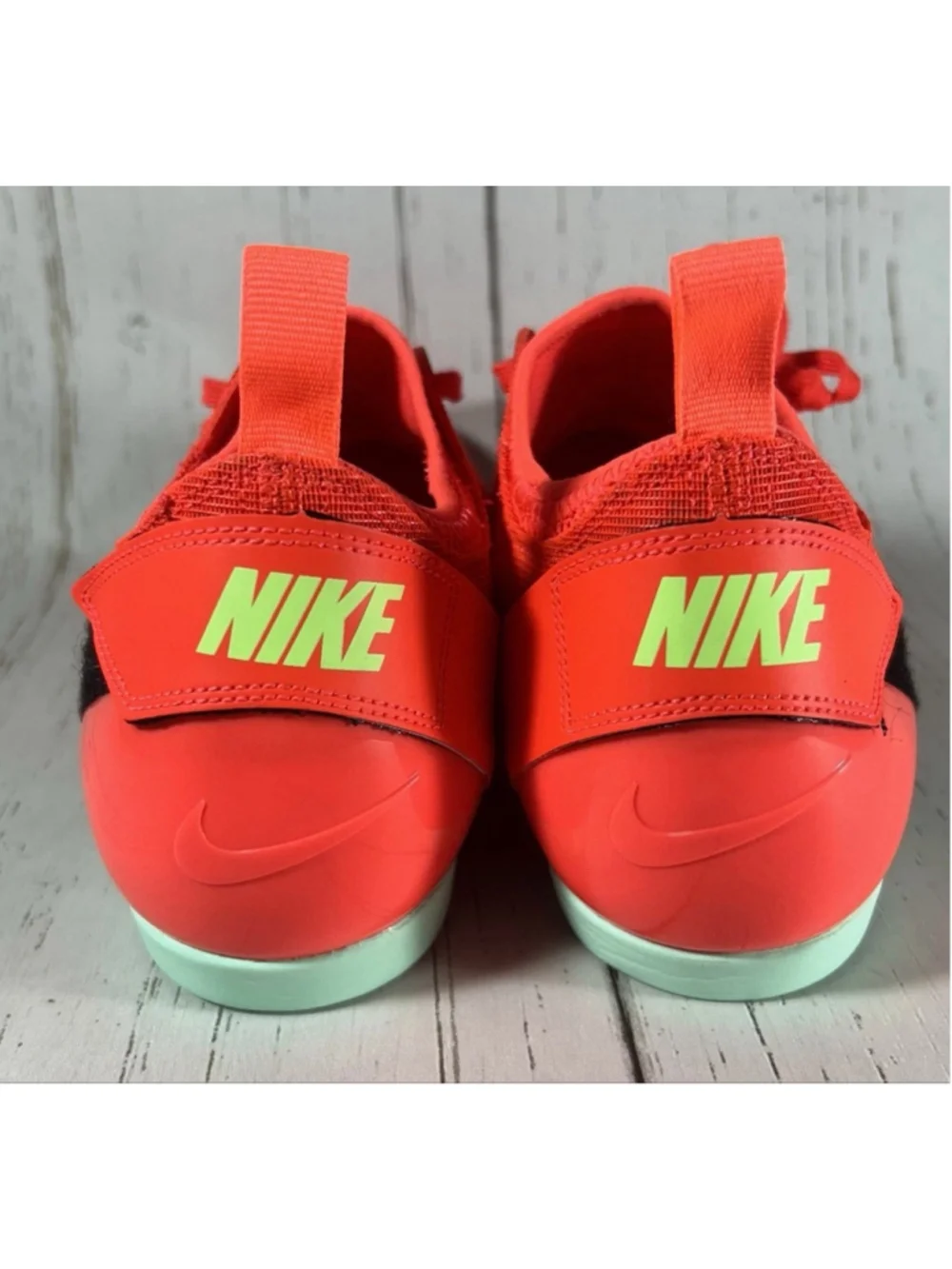 Nike Zoom Pole Vault Elite Track Shoes Coral Crimson Men's Size 9 FZ9649-600